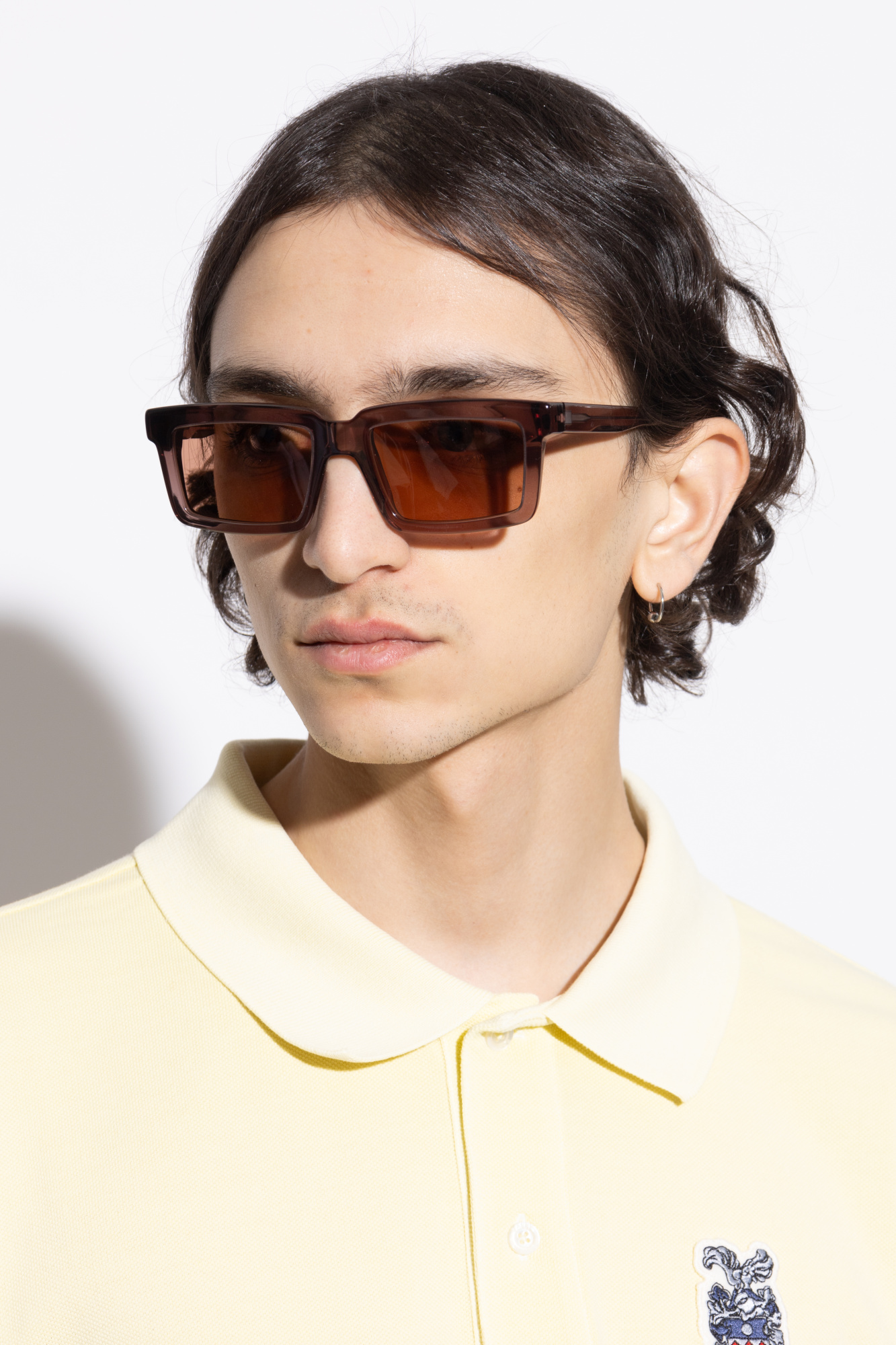 サングラス Mykita Mykita - DAKAR - 408 c204 maroon shiny sil Marrón Gafas de sol 'Dakar' Mykita - Vitkac Spain